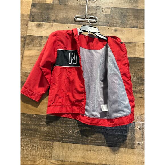 Nike Kids- Red- Windbreaker Jacket- Children Size 7 - Picture 4 of 7
